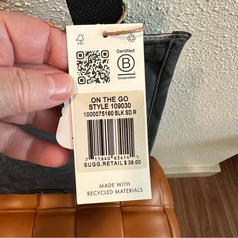 The Sak Sakroots On The Go Lunch Tote Bag Black Spirit Desert - Picture 3 of 8